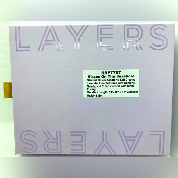 Bomb Party Luxe Layers Spring Necklaces RBP7707 ✨Kisses on the Seashore✨ - Picture 2 of 2